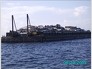 Barge load for the PIRATE'S COVE Reef
